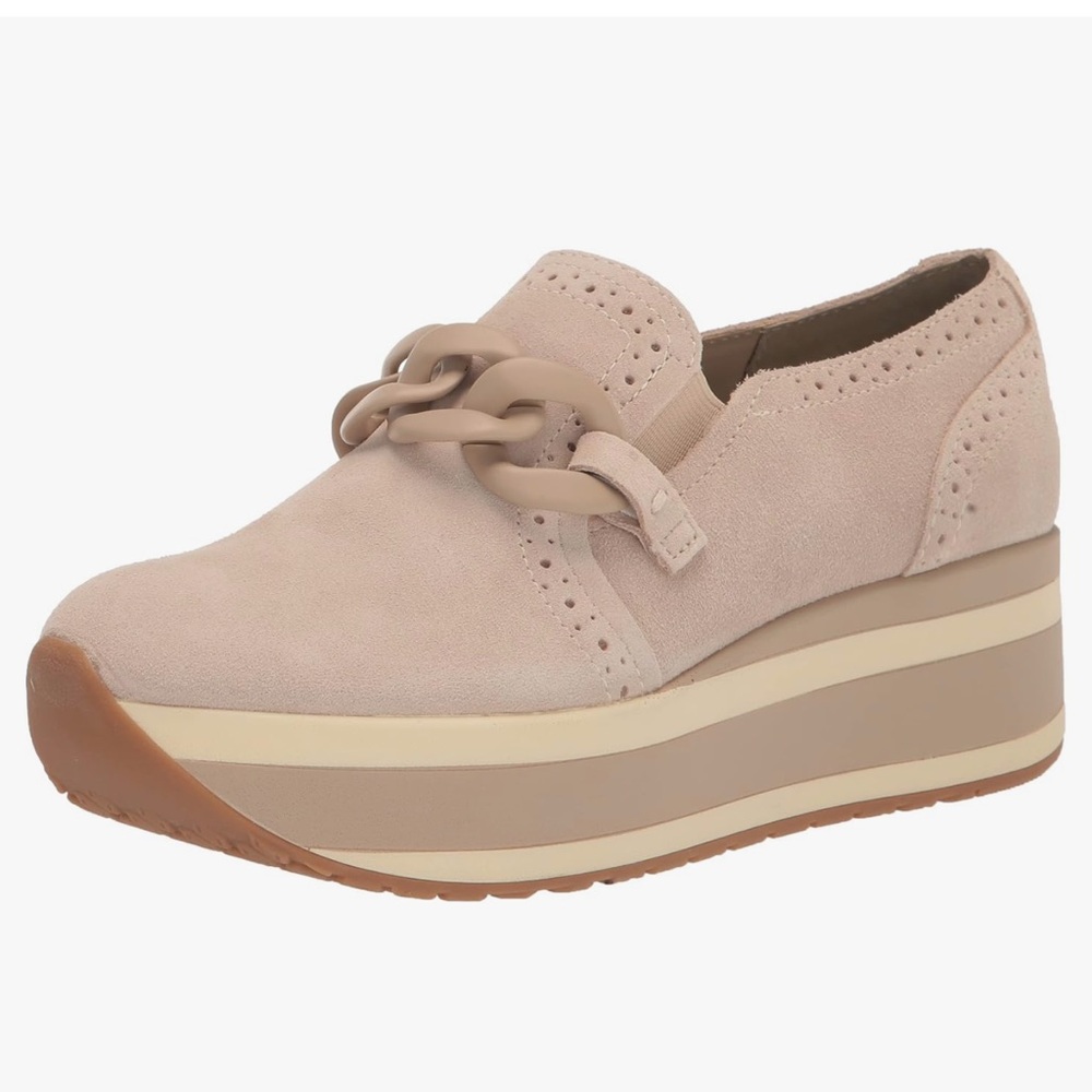 Dolce Vita Beige Platform Loafers
